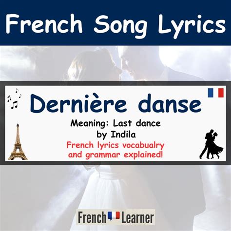 dernière - traduzione|translate derniere danse to english.